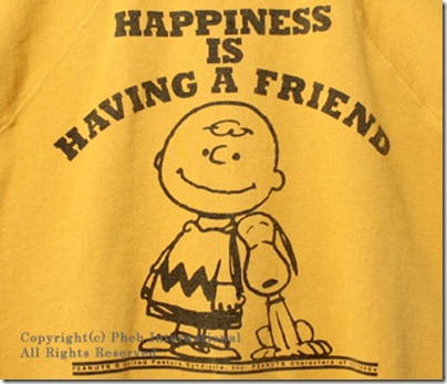 Happiness is having a friend outlet sweatshirt